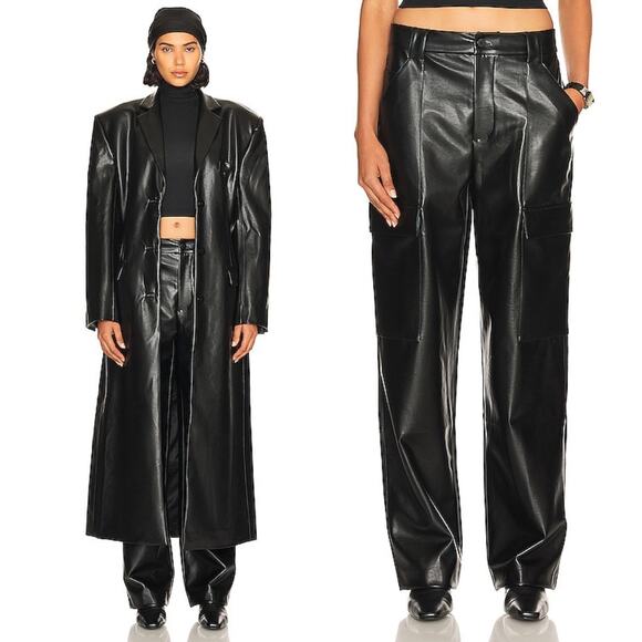 パンツ Jean Paul Gaultier Black Wool Trousers With Tulle Draping Jean Paul Gaultier Black Wool Trousers With Tulle Draping